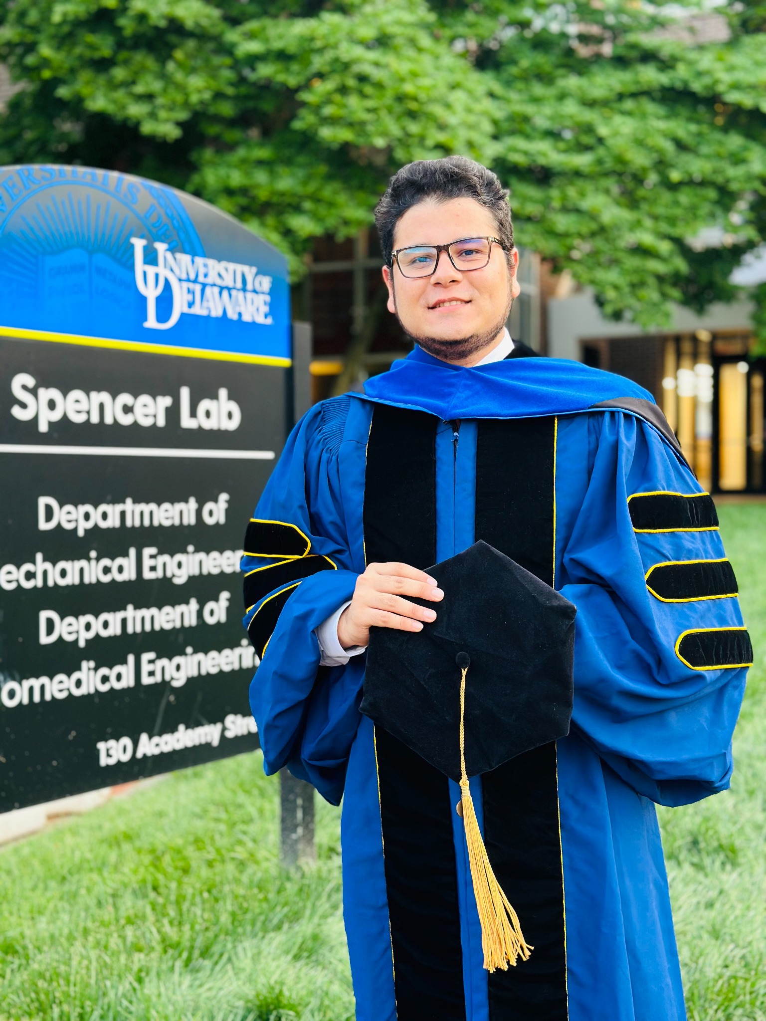 Doctoral graduation portrait